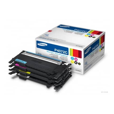 Toner CLT-P4072C Samsung ciano+magenta+giallo +nero Conf. 4 - SU382A